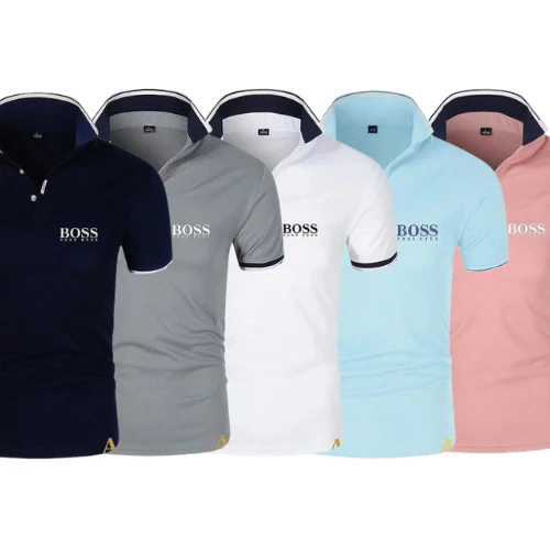 Luxury Polo Shirt 5-Piece Set