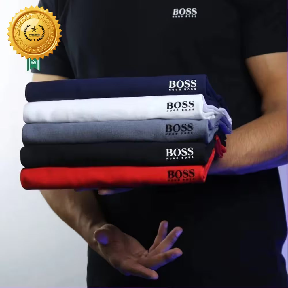 Luxury Polo Shirt 5-Piece Set